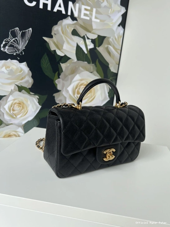 HyperPeter WITH FLAP TOP BAG CHANEL HANDLE-20*12*6cm 0715